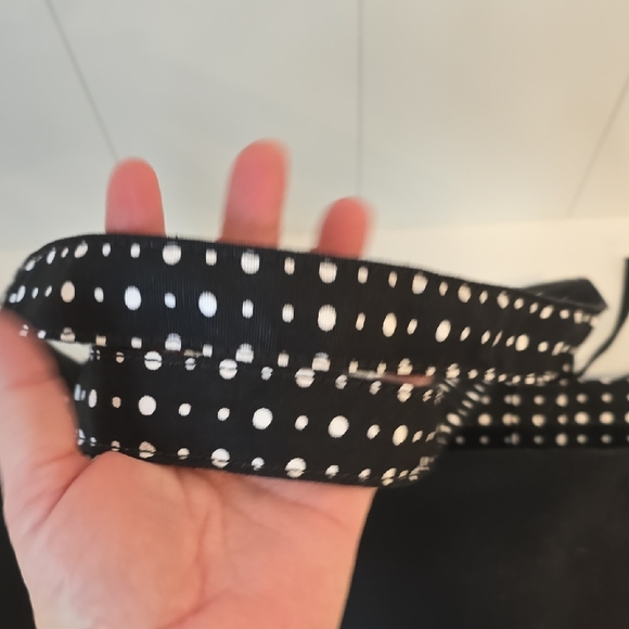 Thirty-One Black and White Dot Large Tote - Picture 9 of 9